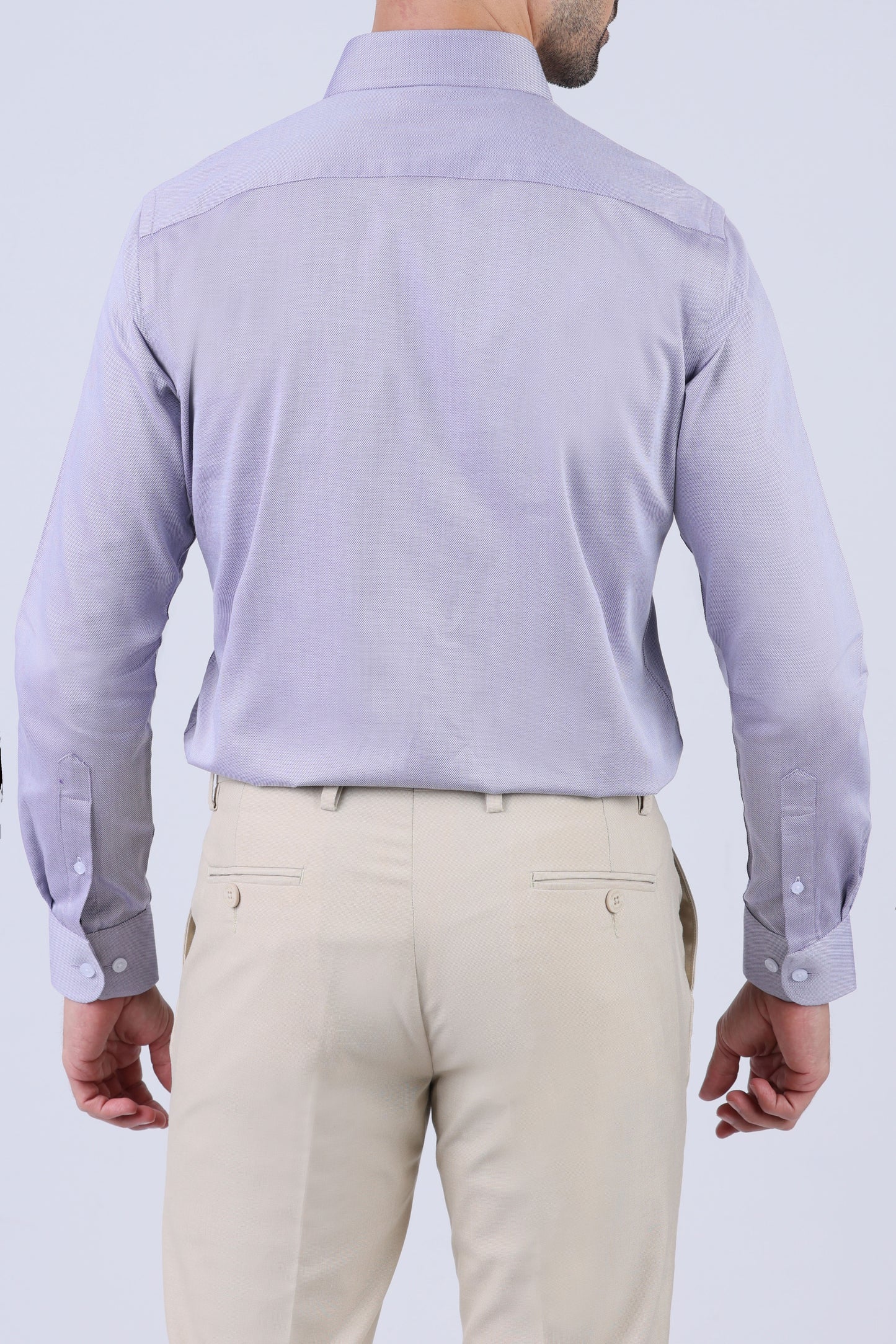 Crocodile Men Semi Casual Slim Fit Shirt - Purple