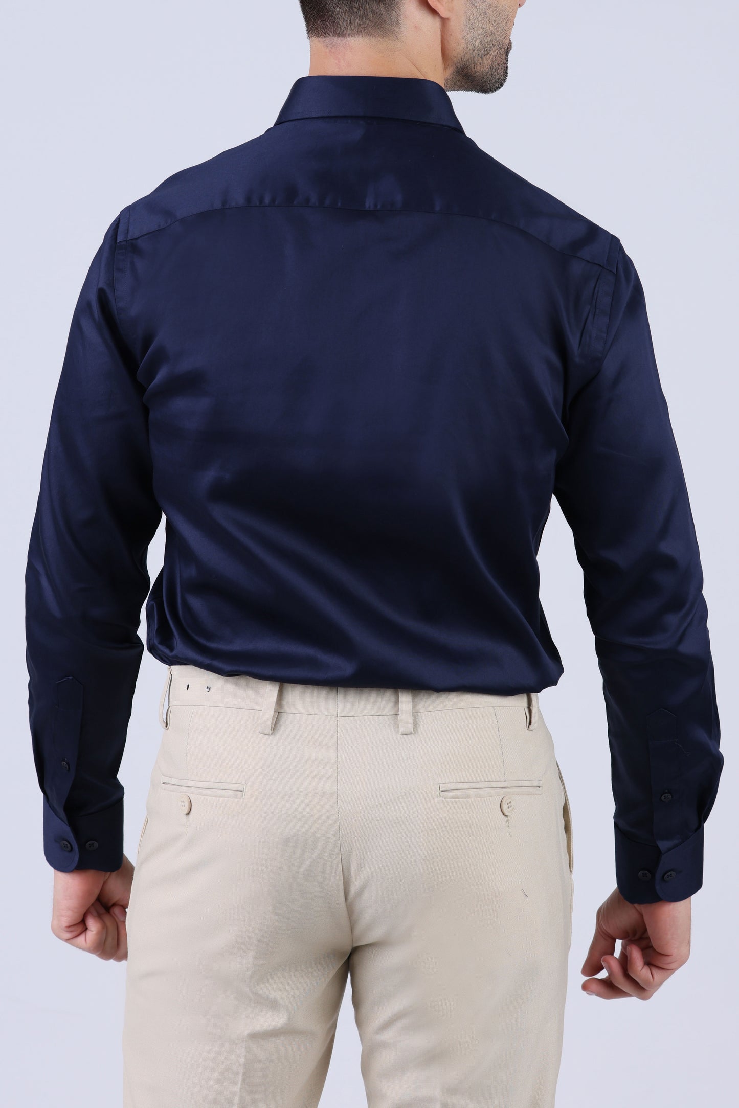Crocodile Men Evening Slim Fit Shirts - Navy