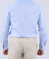 Crocodile Men Formal Seasonal Slim Fit Shirts - Blue Cashmere