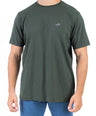 Crocodile Crew Neck Single Jersey Regular Fit - Dark Grey