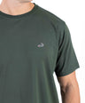 Crocodile Crew Neck Single Jersey Regular Fit - Dark Grey