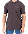 Crocodile Regular Fit Pima Polo - Coffee