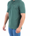 Crocodile Regular Fit Pima Polo - Green Pineneedle