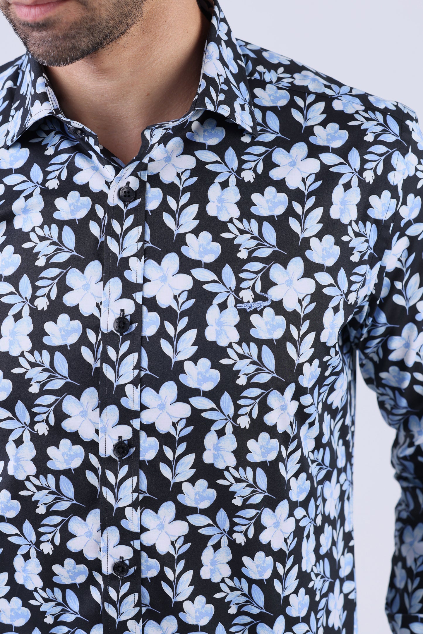 Crocodile Men Evening Slim Fit Shirts - Printed