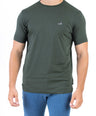 Crocodile Crew Neck Single Jersey Action Fit - Dark Grey
