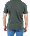 Crocodile Crew Neck Single Jersey Action Fit - Dark Grey