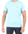 Crocodile Crew Neck Single Jersey Action Fit - Baby Blue