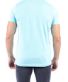 Crocodile Crew Neck Single Jersey Action Fit - Baby Blue
