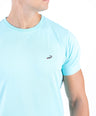 Crocodile Crew Neck Single Jersey Action Fit - Baby Blue