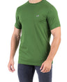 Crocodile Crew Neck Single Jersey Action Fit - Green Storm