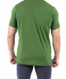 Crocodile Crew Neck Single Jersey Action Fit - Green Storm