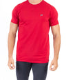 Crocodile Crew Neck Single Jersey Action Fit - Crimson