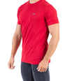 Crocodile Crew Neck Single Jersey Action Fit - Crimson