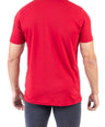 Crocodile Crew Neck Single Jersey Action Fit - Crimson