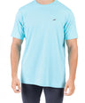 Crocodile Crew Neck Single Jersey Regular Fit - Baby Blue