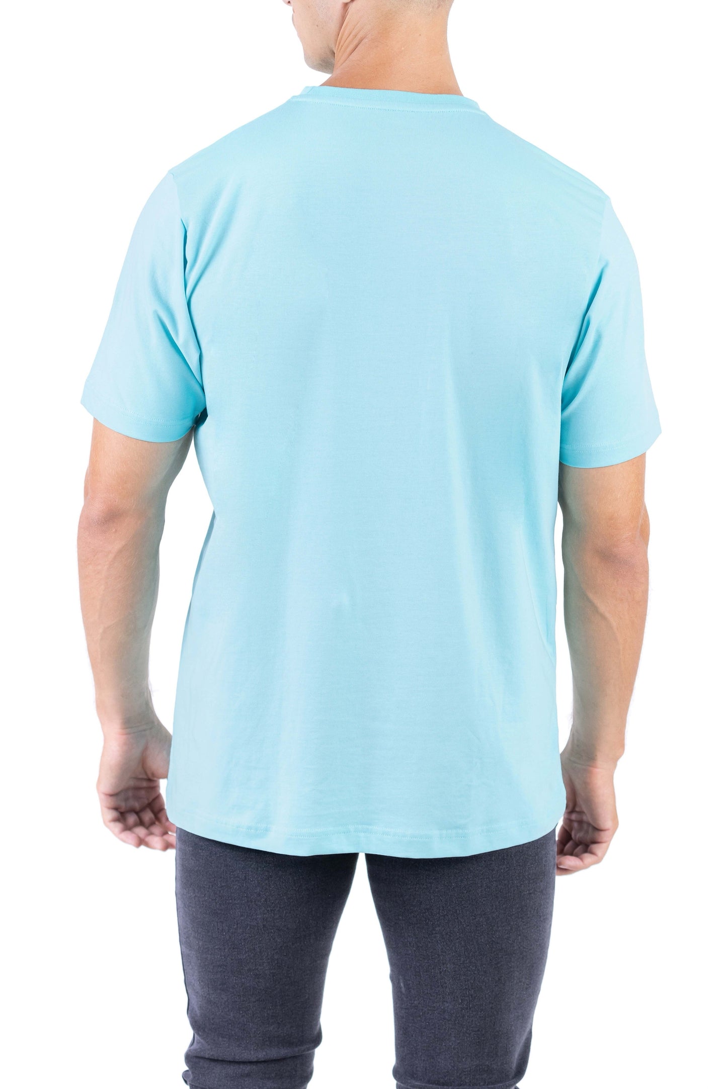 Crocodile Crew Neck Single Jersey Regular Fit - Baby Blue