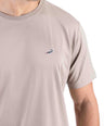 Crocodile Crew Neck Single Jersey Regular Fit - Brown