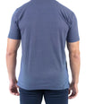 Crocodile Printed Slim Fit Polo - Twilight