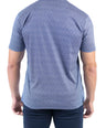 Crocodile Printed Slim Fit Polo - Gray Down