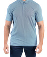 Crocodile Printed Slim Fit Polo - Green