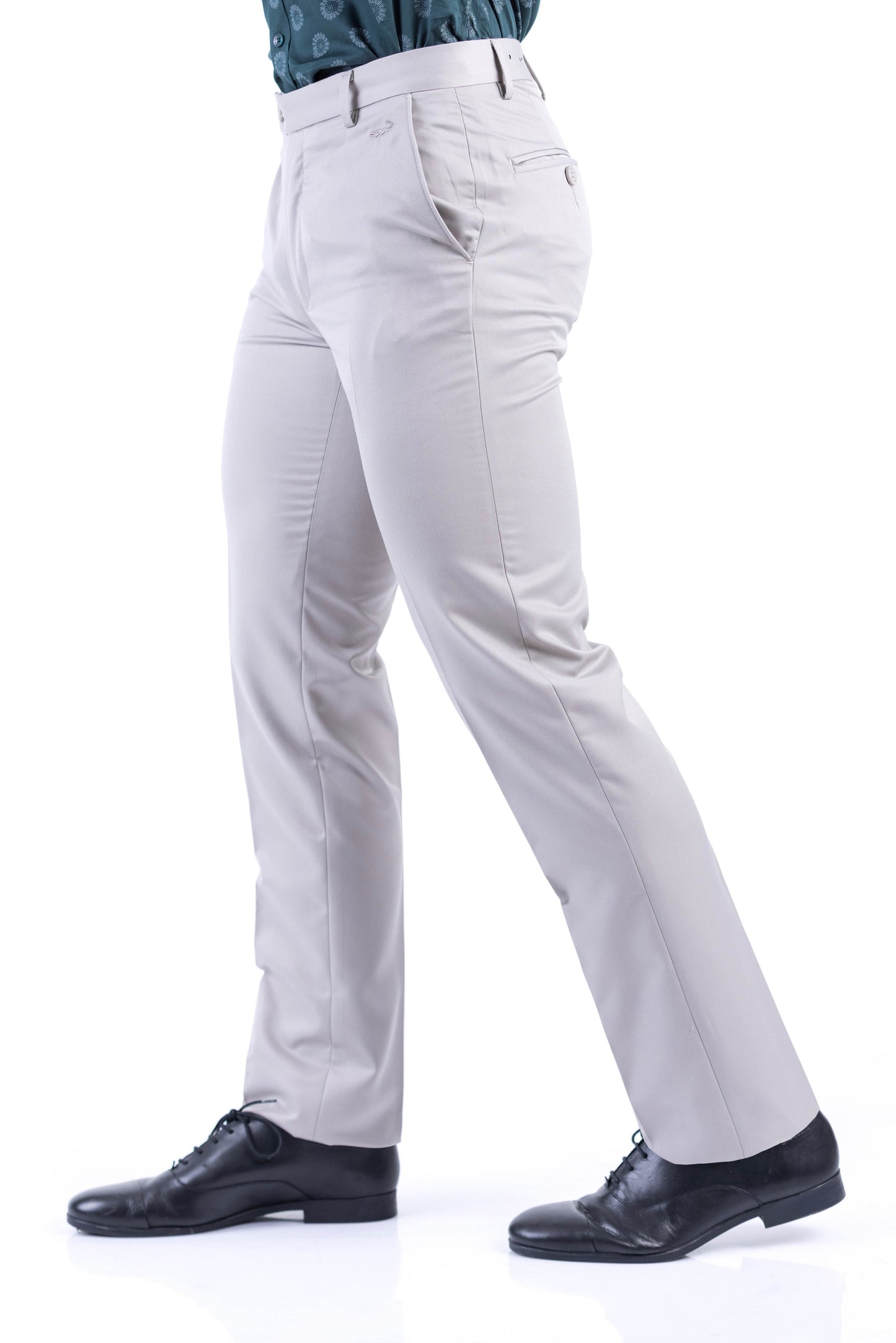 Crocodile Formal Entry Twill Slim Fit Trouser - Castor Gray