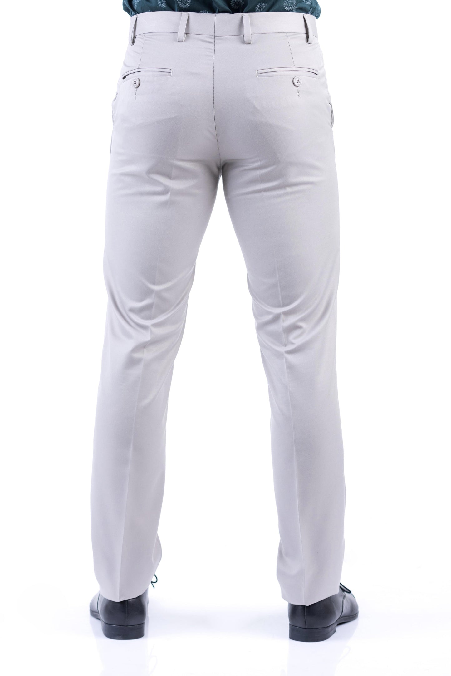 Crocodile Formal Entry Twill Slim Fit Trouser - Castor Gray