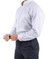Crocodile Men Formal Plain Regular Fit Shirt - Cream