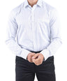 Crocodile Men Formal Checks Slim Fit Shirt - Insignia Blue