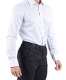Crocodile Men Formal Checks Slim Fit Shirt - Insignia Blue