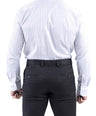 Crocodile Men Formal Checks Slim Fit Shirt - Insignia Blue