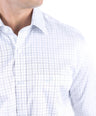 Crocodile Men Formal Checks Slim Fit Shirt - Insignia Blue