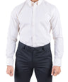 Crocodile Men Formal Plain Slim Fit Shirt - Cream Gold