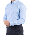 Crocodile Men Formal Plain Slim Fit Shirt - Sky Blue