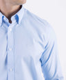 Crocodile Men Formal Plain Slim Fit Shirt - Sky Blue