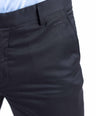 Crocodile Formal Entry Twill Slim Fit Trouser - Black