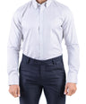 Crocodile Men Formal Plain Slim Fit Shirt - Cream