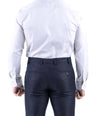 Crocodile Men Formal Plain Slim Fit Shirt - Cream