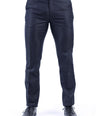 Crocodile Formal Entry Dark Plain Slim Fit Trouser - Black