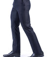 Crocodile Formal Entry Dark Plain Slim Fit Trouser - Black