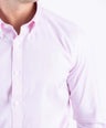 Crocodile Men Formal Plain Slim Fit Shirt - Light Pink