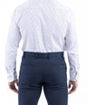 Crocodile Men Formal Printed Slim Fit Shirt - Brown Tane