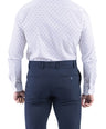 Crocodile Men Formal Printed Slim Fit Shirt - Coca Brown