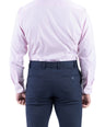 Crocodile Men Formal Plain Regular Fit Shirt - Light Pink