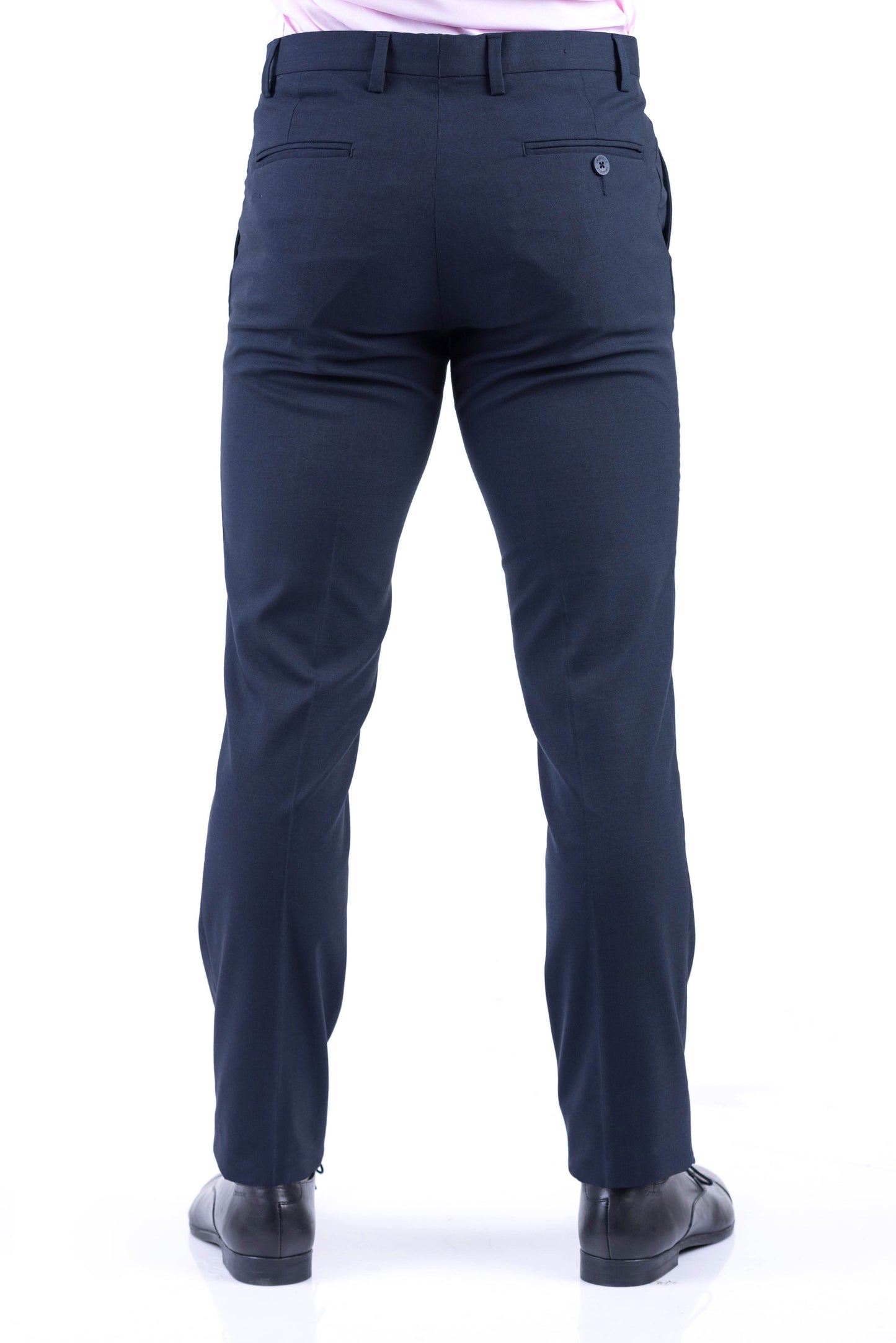 Crocodile Formal Entry Plain Slim Fit Trouser - Navy