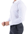 Crocodile Men Formal Printed Slim Fit Shirt - Brown