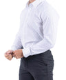 Crocodile Men Formal Printed Slim Fit Shirt - Angel Blue