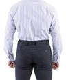Crocodile Men Formal Stripe Regular Fit Shirt - Maroon
