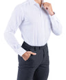 Crocodile Men Formal Plain Slim Fit Shirt - Egret