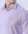 CROCODILE MEN FORMAL SEASONAL SHIRT SLIM FIT FS-Oxblood Red