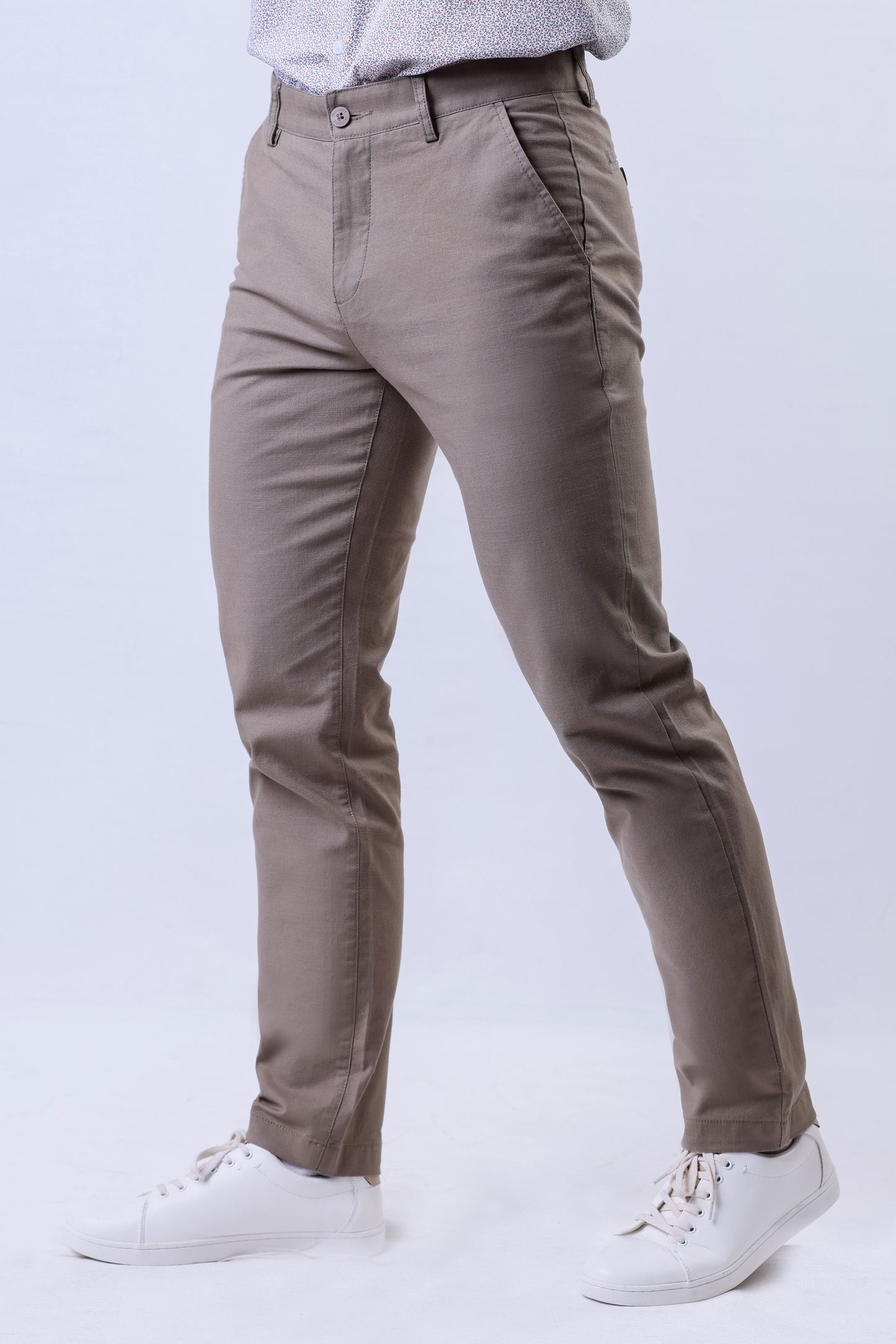 CROCODILE MEN SLIM FIT CHINO-Cloud Burst